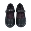 Clibee Girl's School Uniform Shoes Girls Black Mary Jean Super Lightweight Gå tillbaka till klänningar lägenheter 26-37 220225