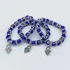 Bracelets porte-bonheur avec pendentif en perles, élastique, fait à la main, unisexe, pour femmes et hommes, bijoux à la mode, nouvelle collection 2022