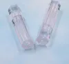 Tubes de rouge à lèvres vides hexagonaux de 6,8 ml hexagone brillant à lèvres transparent 4 sytles tube de baguette bouteilles transparentes
