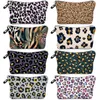 16 stilar Leopard Utskrift Makeup Bag Dam Lagring Vattentät väska Enkel Mode Travel Pouch Plånböcker Totes Zipper Handväska