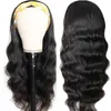 Verstellbares Stirnband Menschliches Haar für Frauen Körperwelle 150% Dichte Indian Remy Human Hair Nicht Spitze Perücken
