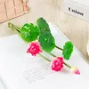 Lotus falso (7 caules/grupo) 10,63 "Comprimento da simulação hibiscus para casa de buquê de noiva diy flores decorativas artificiais