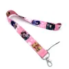 20pcs Anime Lanyards Cool Neck Strap Phone Keys ID Card Holder Lanyard For Keys DIY Hanging Rope