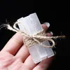 Pendants Runyangshi 10pcs Natural Selenite Crystal Stick Chips Gypsum White Quartz Rough Minerals Specimen Point Heali qylDIQ