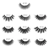 Wholesale Mink Eyelashes 50/100pcs 3d Mink Lashes Natural false Eyelashes messy fake Eyelashes Makeup False Lashes