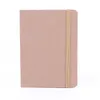 A5 Business Leather Notebook Writing Notepad Stationery Travel Diary Outdoor Journal Agenda Planner med elastisk stängning Banded