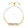 Trek verstelbaar hart moeder mama hart diamanten armbanden 18k gouden mama armband vrouwen mode sieraden moeder geschenk wil en zandnieuw