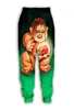 Cartoon Garbage Balde Kid 3D Engraçado MENPANTES 3D Imprimir Confortável Sweatpants Engraçado Estilo Fresco Plus Size G56