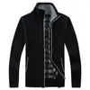 FGKKS Men S Slim Casual Sweater Coats Winter Fashion Brand Mens Cardigan High Collar Pockets Knit Fair Fat Sweter Mężczyzna LJ200916