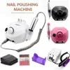 Nail Drill Machine 35000RPM PRO Manicure Machine Appary för Manicure Pedicure Kit Elektrisk nagelfil med Cutter Nail Tool C0428