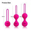 NXY Vagina Balls Set Safe Silicone Smart Ball Kegel Ben Wa Vagina Stram Övning Maskin Kinesisk Geisha Sexleksaker för Kvinnor Vuxen1211