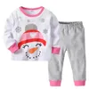 2019 Pyjamas de Noël pour filles Vêtements de nuit Pyjamas pour enfants Pyjama pour enfants pour garçon Pyjamas chauds Kid Noel Girl Child Christmas Pjs LJ201216