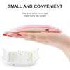 Nail Dryers 6w Lamp for Manicure Uv Led Art Usb Dryer Drying Gel Polish Varnish Hybrid Mini Ice 220225