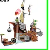 No.10509 637pcs oiseaux Piggy Pirate Ship garçons et filles briques de construction blocs ensembles jouets éducatifs pour enfants compatibles 75825 LJ200928