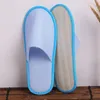 1pc Disposable Slippers Hotel SPA Home Guest Shoes 5 Colors Comfortable Breathable Soft Anti-slip Cotton Linen One-time Slippers