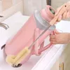 Kitchen Cleaning Brush With Long Handle Coffee Tea Glass Cup Baby Bottle Brush Hangable Wooden Handle Cleaner Gadgets RRA12339