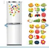 Yenilik Hayvanlar Ahşap Buzdolabı Magnet Sticker Sevimli Komik Buzdolabı Renkli Çocuk Oyuncak Ofis Beyaz Tahta Gadget Ev Dekor JJA12450