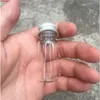 22 * 50 * 13mm de mini bouteilles en verre avec capuchon en métal vide petite bouteille de bouteille de flacon de flacon 100pcsLOTHIER Quantité