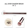 HG ALL OVER SHADOW BRUSH No.3 - Metall mörk-brons Handtag Base Eyeshadow MAKEUP Kosmetika Blend Brush Tool