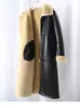 OFTBUY Nuovo di Marca Reale Cappotto di Pelliccia Giacca Invernale Donne Naturale Del Cuoio Genuino Merino Pelliccia di Pecora Spessa Tuta Sportiva Calda Streetwear 201212