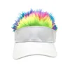 All-Match Creative Cap Pruik Baseball Cap Kleur Pruik Baseball Hip Hop Sunshade Golf Hat Grappige Banket Hoed JXW777