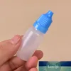 50 Stück 10 ml PE-Kunststoff-Tropfflasche mit langer Spitze, E-Flüssigkeits-Quetschflasche mit kindersicherem Verschluss, Lotionsbehälter mit 10 Trichtern