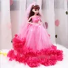 Gewoon spelen prinses De eerste Royal Doll speelgoed met outfits trouwjurk kroonaccessoires sprookjesachtige karakters poppen cadeau voor kinderen 17.8 ''