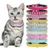 Bright Pet Collar Tow Justerbara Fashion Accessories Anti Losing Rhinestones Inlägg Multi Färg Traction Hundar Katter Rope Outdoors 5 3ZR K2