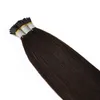 グレート品質スティック私は髪の伸びの中のチップ二重描かれた人間の髪イタリアの接着剤無料DHL