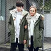 High Quality -40 degree cold down resistant Russia winter jacket men top genuine fur collar thick warm white duck men's winters coat