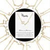 Hot 12 Constellation Zodiac Necklace Horoscope Sign Zircon Korean Jewelry Star Galaxy Libra Astrology Necklace Gift with Retail Card DHL