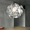 Italien LucePlan Hope Chandelier D60 D70 D110cm Petalshaped inomhusbelysning PVC Leaf Restaurang Cafe Shop Hanging Lighting