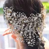 Splendidi diamanti Corona da sposa Copricapo Copricapo Cristalli di lusso per le donne Regalo Accessori per capelli da sposa Cubo Zircone Diademi per capelli1204377