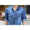 2019 Nouveau Printemps Été Mode Plus Taille Dames Bleu Denim Longue Robe Slim Femmes Casual Femmes Jeans Robes S XXXXL LJ200818