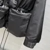2021 Fall Luxury Design Premium Quality Nylon Hooded Casual Black Windbreaker Rain Coat LJ201128