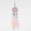 DreamCatcher Weaving Lace Dream Catcher Girlish Heart Retro Dream Feather Ornamenti per porte Ciondolo Decorazione da appendere a parete