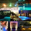 10 Luci a manopola per immersione a LED Acquario Luci subacquee colorate impermeabili Evidenziare Telecomando 7 Luci per serbatoi d'acqua a colori