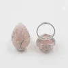 Árvore de arame de vida anéis envolto de pedra quartzo de pedra cura chakra abrindo anel roxo rosa para mulheres homens