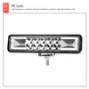 16 LED شريط ضوء العمل 12V-24V 48W 6000K 4800LM سيارة شاحنة على الطرق الوعرة ATV SUV ستروب فلاش مصباح عمل