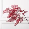 Simulatie Groene Plant Cypress Blad Decoratieve bloemen Wedding Hall Decoration PotTed Fern Bladeren