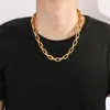Nouveau mode carré Miami chaîne cubaine collier ras du cou pavé Bling strass Hip Hop collier 18 20 24 pouces Jewelry252A