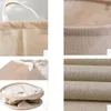 Panier de rangement en jute naturel tissu sale recueillir sac sac à linge panier de rangement en tissu organisateur pliant boîte de rangement étanche Y200429