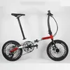 11 Speed 16 Inch Folding Bike Bicycle Disc Brake 4130 Chrome Molybdenum Steel Road Bikes Bicycles Portable For Work