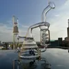 Matrix Perc percolator Bongs Cachimbos de água Béquer dab Rigs Cachimbo de água Bubbler Cachimbo de vidro para fumar com tigela de vidro de 14 mm