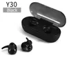 Fones de ouvido sem fio bluetooth v5.0 y30 tws fone de ouvido fone de ouvido de fone de ouvido com pacote