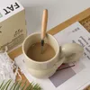 창조적 뚱뚱한 아기 머그잔 사랑스러운 사무실 커피 컵 세라믹 소설 디자인 도자기 머그잔 북유럽 단순