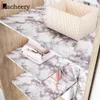 Modern Waterproof Marble Table Wallpaper Vinyl Self Adhesive Wall Stickers Kitchen Cabinet Contact Paper Room Decoration Decals 201009