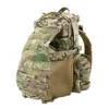 YOTE Destacável Ombros Rucksack Tático Caça Mochila Capacete Saco Para Airsoft Military Battle- Multicam q0705