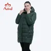 Veste d'hiver femme doudoune grande taille femme manteau chaud à capuche 11XL parka 3 couleurs douce bureau dame poche solide Frisky FR1825 201214