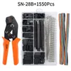 1550Pcs dupont crimping tool plier terminal crimper wire JST hand tool set Multifunctional tools for electrical cable SN-28B Y200321